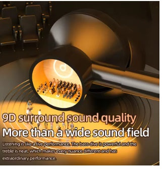 Sem parar Fones de ouvido bluetooth longa duração mais de 10 horas de musica