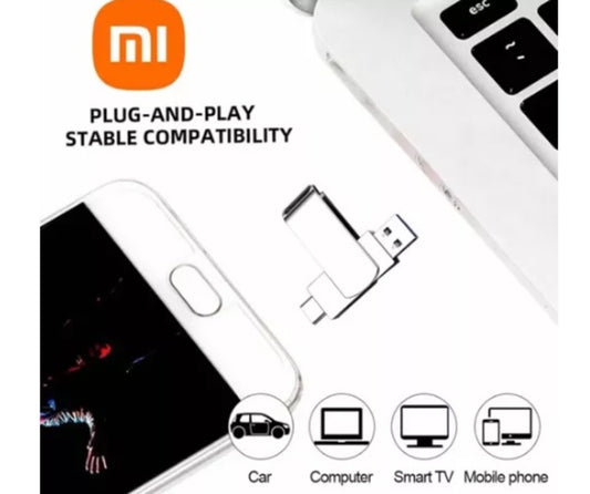 Pendrive Xiaomi 16tb Com Adptador Original Ssd