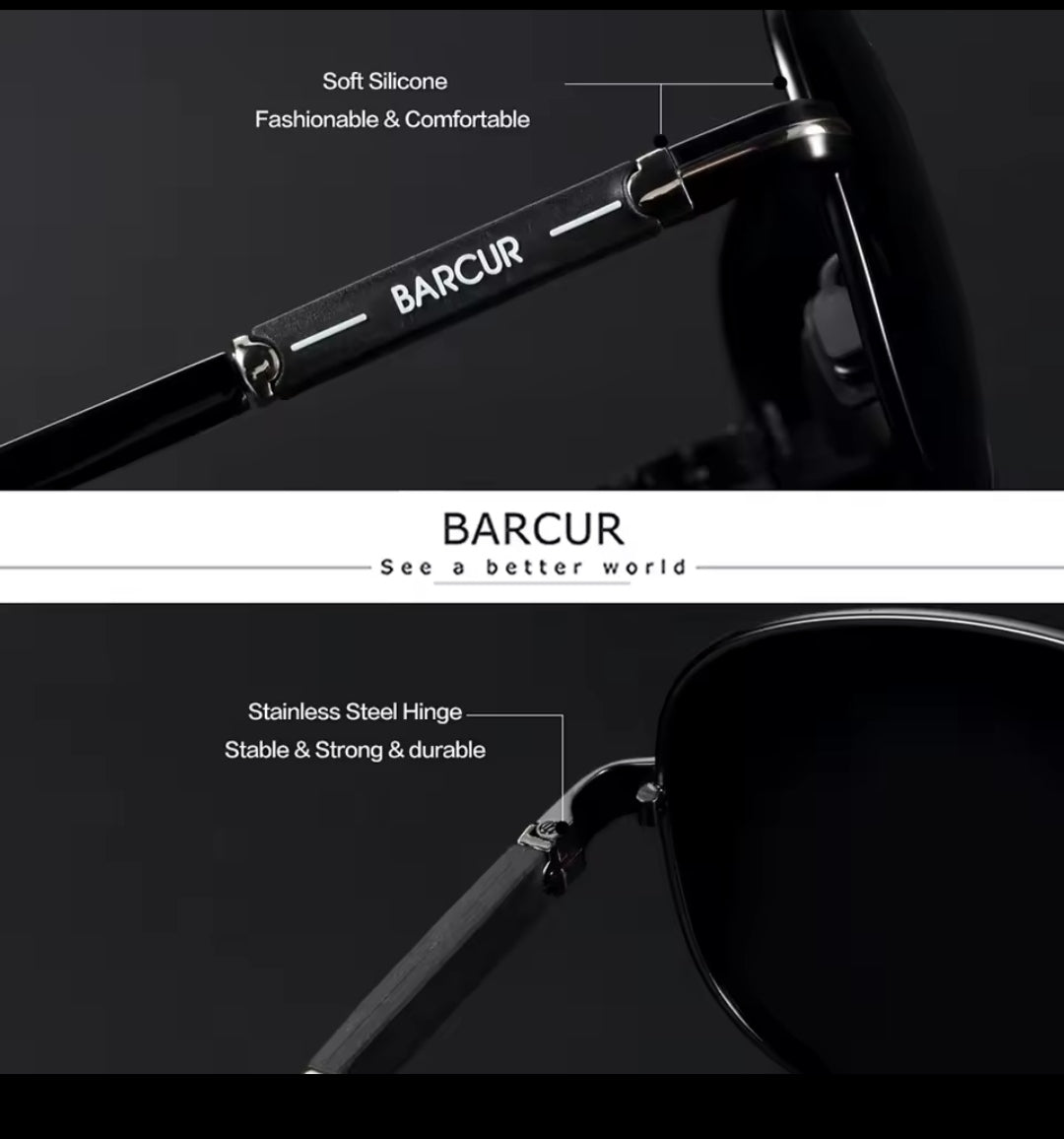 Oculos de sol polarizado Barcur